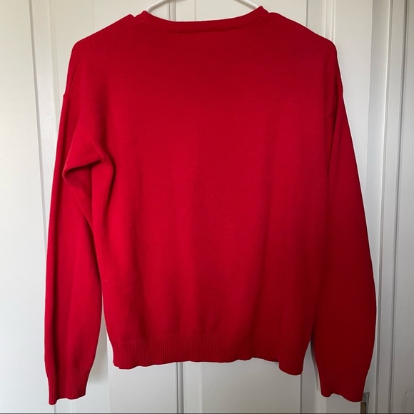 Coca Cola Red Scoop Neck Sweater. Size Small - Picture 4 of 7